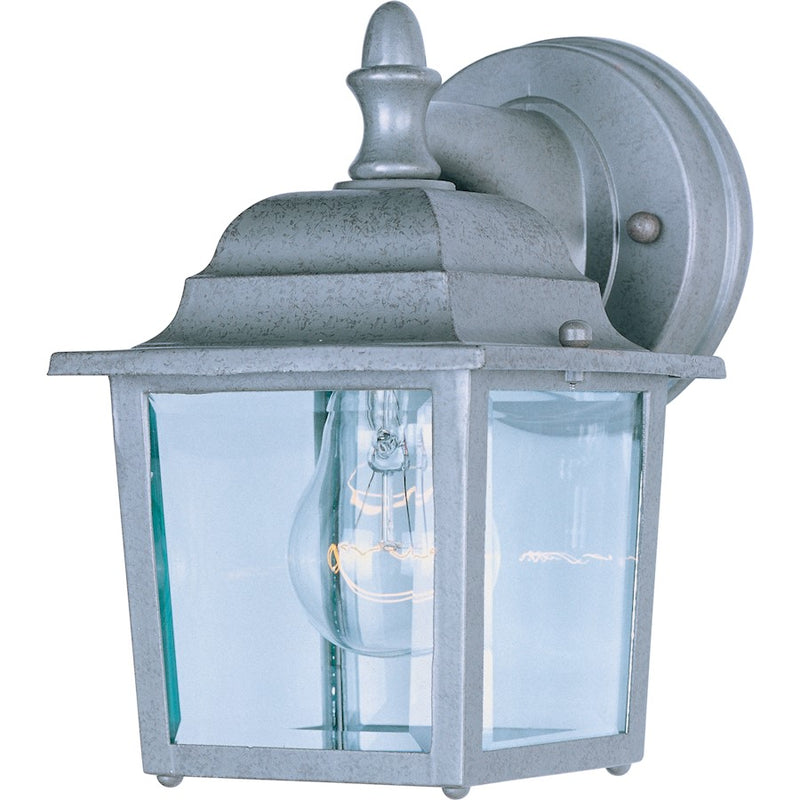 Maxim Builder Cast 1-Light Outdoor Wall Lantern Pewter