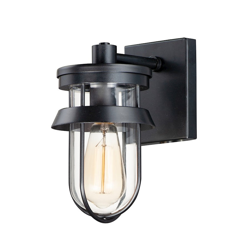 Maxim Lighting Breakwater 1-Light Outdoor Wall Sconce, Black