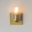 Maxim Lighting Lateral 1 Light 7.75" Wall Sconce, Satin Brass/Clear