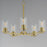Maxim Lighting Lateral 5 Light 18.5" Chandelier, Satin Brass/Clear