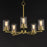 Maxim Lighting Lateral 5 Light 18.5" Chandelier, Satin Brass/Clear