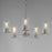 Maxim Lighting Lateral 5 Light 18.5" Chandelier, Satin Nickel/Clear
