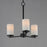 Maxim Lighting Lateral 3 Light 18" Chandelier, Black/Satin White