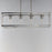 Maxim Lighting Lateral 4Lt 10" Linear Pendant, Satin Nickel/Clear