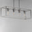 Maxim Lighting Lateral 4Lt 10" Linear Pendant, Satin Nickel/Clear