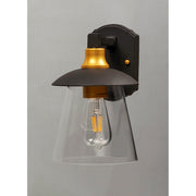 Maxim Lighting Crib LED 1-Light Outdoor Small Sconce, Bronze/Gold