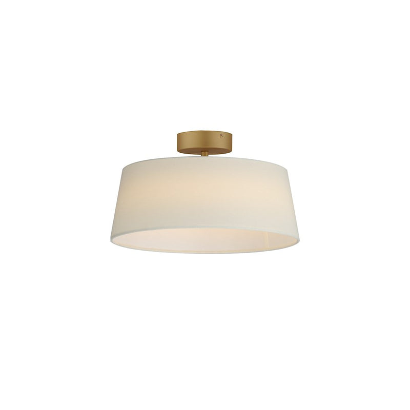Maxim Lighting Paramount 1 Light 16" LED Flush Mount, Aged Brass