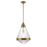 Maxim Lighting Hargreaves 1Lt Pendant, Brass/Prairie Rib - 10395PRNAB