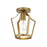 Maxim Lighting Arden 1Lt 10.25" Semi-Flush Mount, Natural Aged Brass - 10421NAB
