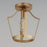 Maxim Lighting Arden 1Lt 10.25" Semi-Flush Mount, Natural Aged Brass