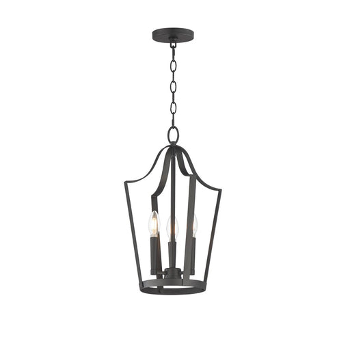 Maxim Lighting Arden 3 Light 19.5" Entry Foyer Pendant, Black - 10423BK