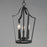 Maxim Lighting Arden 3 Light 19.5" Entry Foyer Pendant, Black
