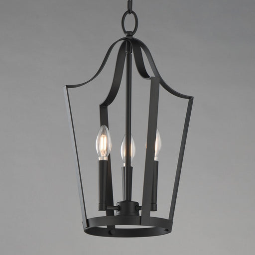 Maxim Lighting Arden 3 Light 19.5" Entry Foyer Pendant, Black