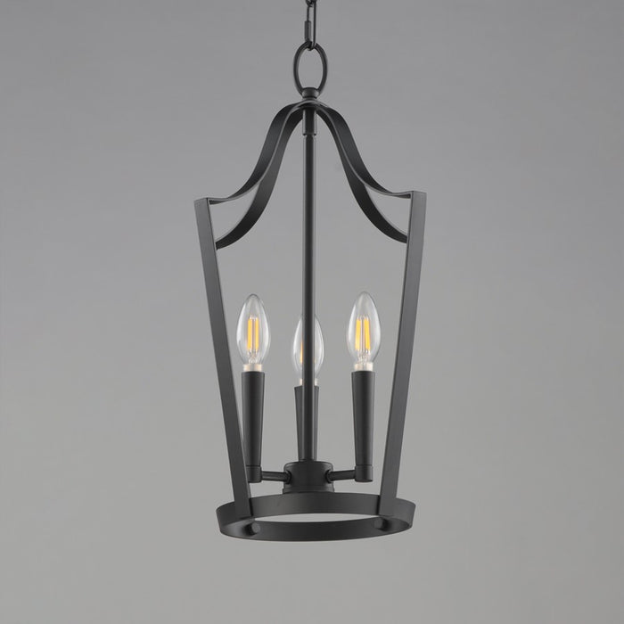 Maxim Lighting Arden 3 Light 19.5" Entry Foyer Pendant, Black