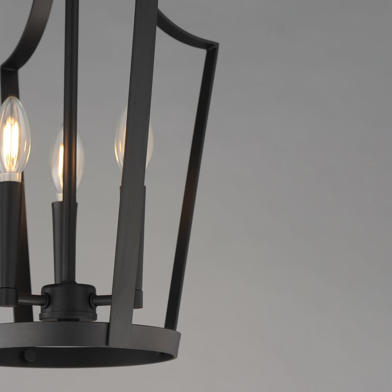 Maxim Lighting Arden 3 Light 19.5" Entry Foyer Pendant, Black