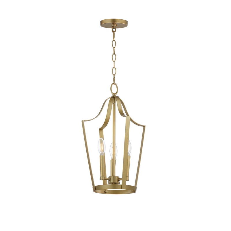 Maxim Lighting Arden 3Lt 19.5" Entry Foyer Pendant, Aged Brass