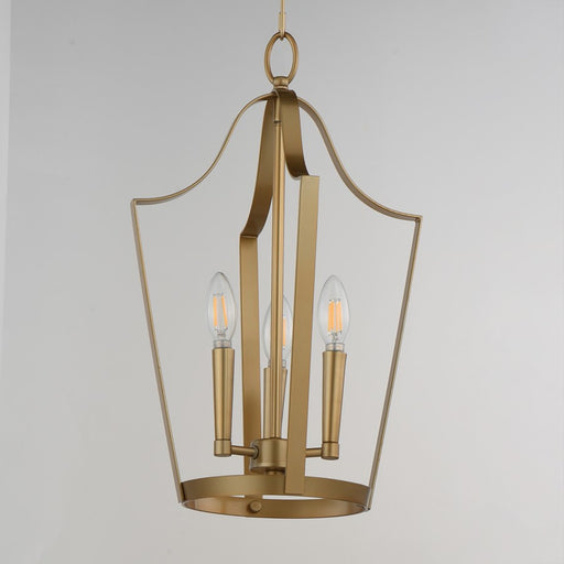 Maxim Lighting Arden 3Lt 19.5" Entry Foyer Pendant, Aged Brass