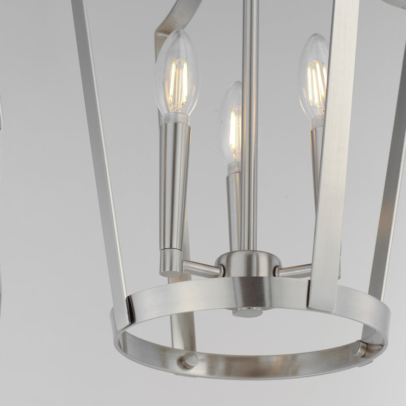 Maxim Lighting Arden 3 Light 19.5" Entry Foyer Pendant, Satin Nickel