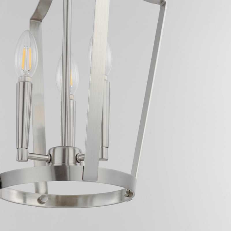 Maxim Lighting Arden 3 Light 19.5" Entry Foyer Pendant, Satin Nickel