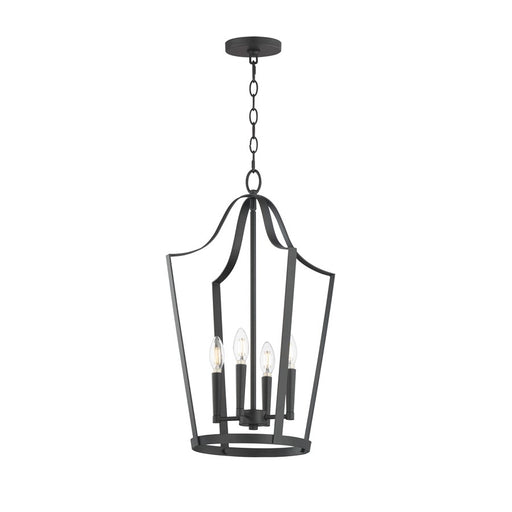 Maxim Lighting Arden 4 Light 24.75" Entry Foyer Pendant, Black - 10424BK