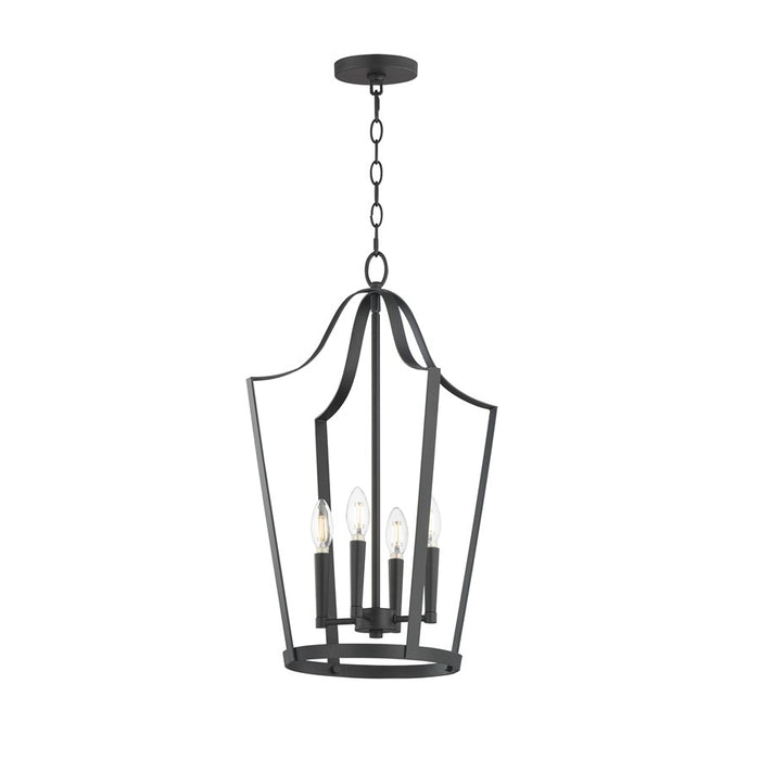 Maxim Lighting Arden 4 Light 24.75" Entry Foyer Pendant, Black - 10424BK