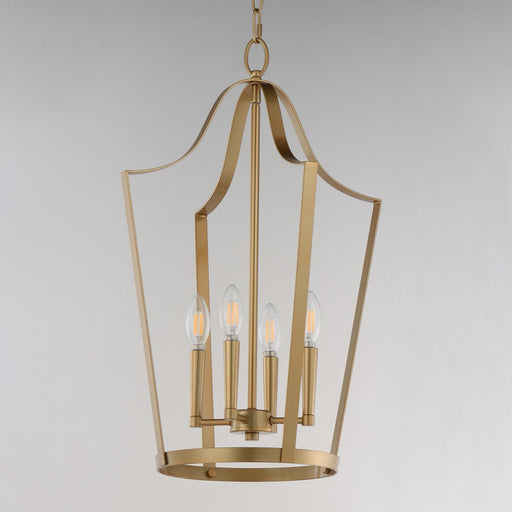 Maxim Lighting Arden 4Lt 24.75" Entry Foyer Pendant, Aged Brass
