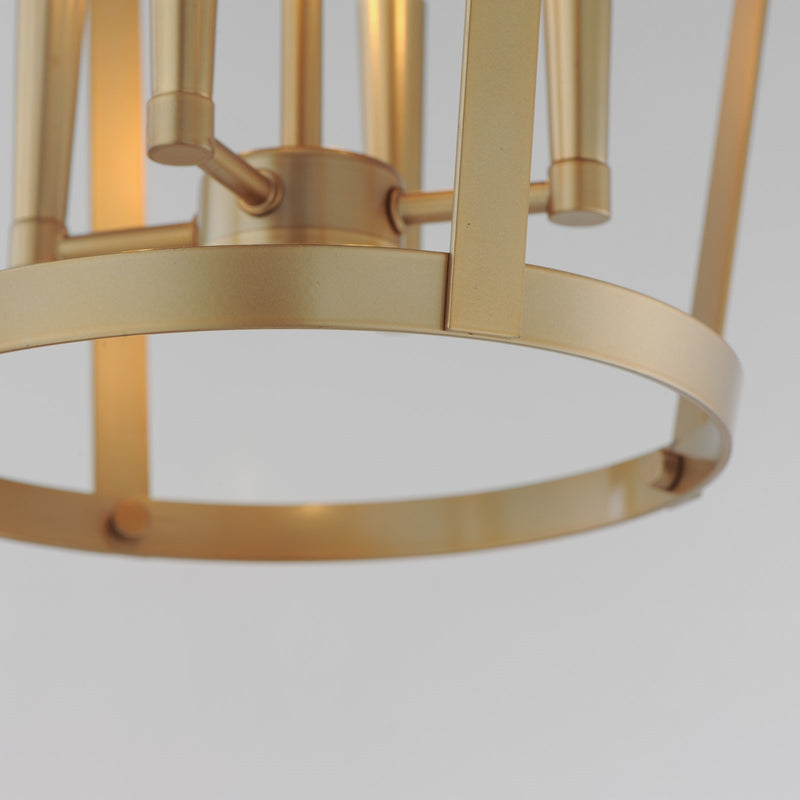 Maxim Lighting Arden 4Lt 24.75" Entry Foyer Pendant, Aged Brass