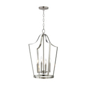 Maxim Lighting Arden 4 Light 24.75" Entry Foyer Pendant, Satin Nickel - 10424SN