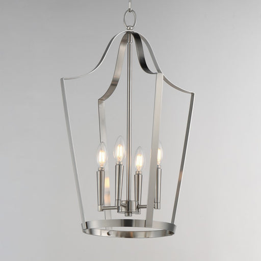 Maxim Lighting Arden 4 Light 24.75" Entry Foyer Pendant, Satin Nickel