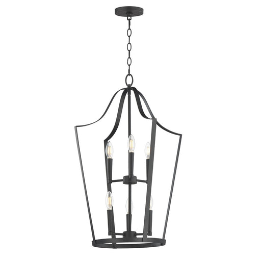 Maxim Lighting Arden 6 Light 30.25" Multi-Light Pendant, Black - 10426BK