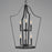 Maxim Lighting Arden 6 Light 30.25" Multi-Light Pendant, Black