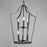 Maxim Lighting Arden 6 Light 30.25" Multi-Light Pendant, Black
