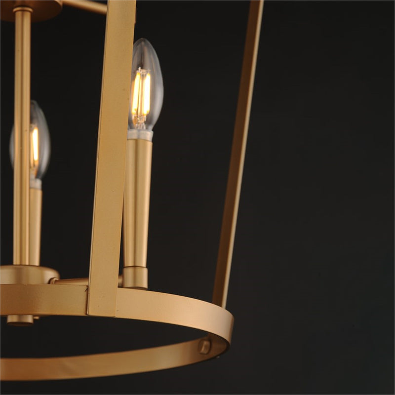 Maxim Lighting Arden 6Lt 30.25" Multi-Light Pendant, Aged Brass