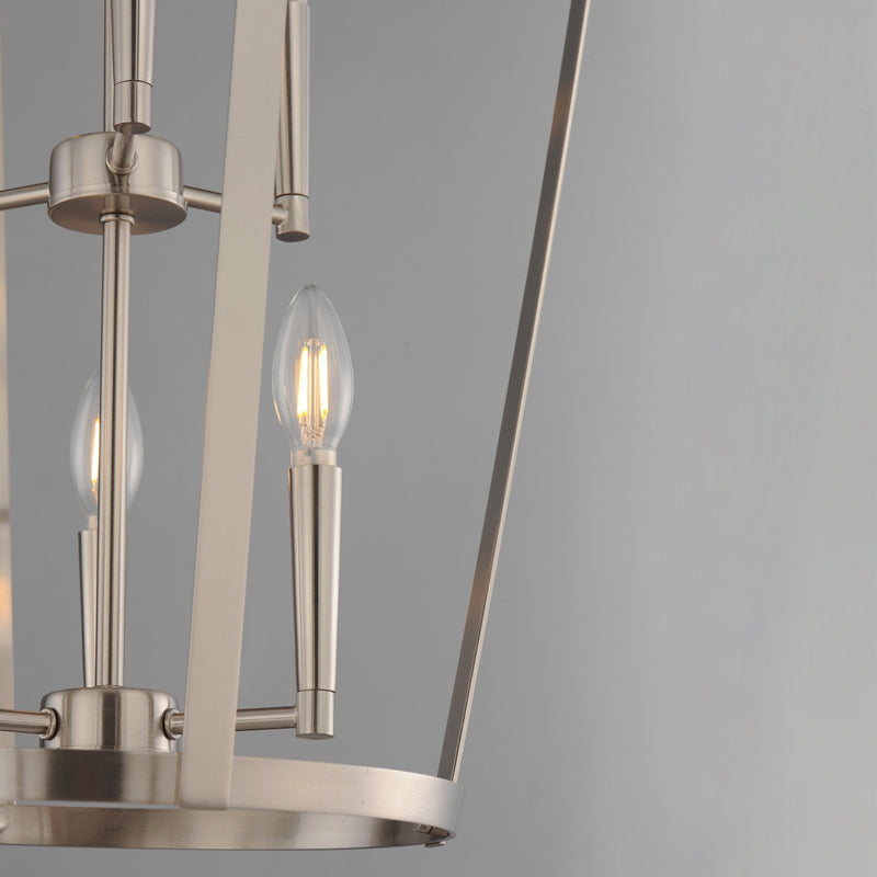 Maxim Lighting Arden 6 Light 30.25" Multi-Light Pendant, Satin Nickel