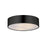 Maxim Lighting Tommy 3 Light 16" Surface Mount, Black/White - 10496WTBK