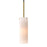 Maxim Lighting Blizzard 1 Light Pendant, Natural Aged Brass/Marble