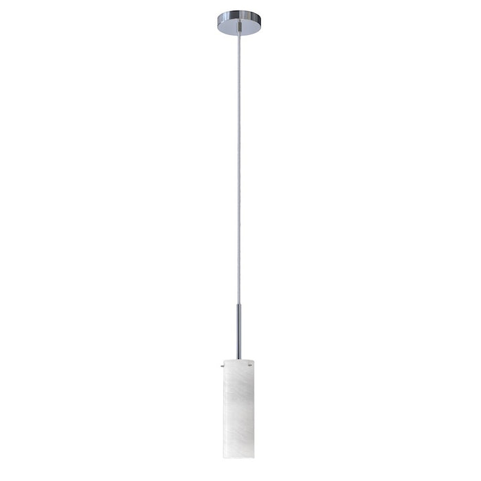 Maxim Lighting Blizzard 1 Light Pendant, Polished Chrome/Marble