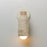 Maxim Lighting Pompeii 1 Light Wall Sconce, Travertine/Oyster