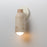 Maxim Lighting Pompeii 1 Light Wall Sconce, Travertine/Oyster