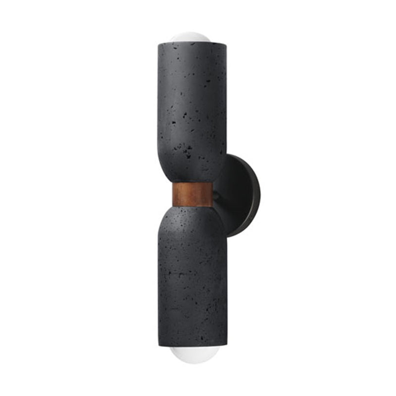 Maxim Lighting Pompeii 2 Light Wall Sconce, Lava/Black