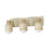 Maxim Lighting Pompeii 3 Light Bath Vanity, Travertine/Oyster - 10623TVOY