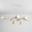 Maxim Lighting Pompeii 8 Light Linear Pendant, Travertine/Oyster