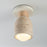 Maxim Lighting Pompeii 1 Light Flush Mount, Travertine/Oyster