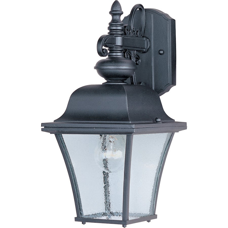 Maxim Lighting Senator 1-Light Outdoor Wall Lantern Black