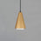 Maxim Lighting Rizzo 1Lt Single Pendant, Black/Brass/Satin White