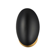 Maxim Lighting Maris 1Lt 8" Wall Sconce, Black/Natural Aged Brass - 10821BKNAB