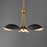 Maxim Lighting Maris 3Lt 12.75" Multi-Light Pendant, Black/Brass