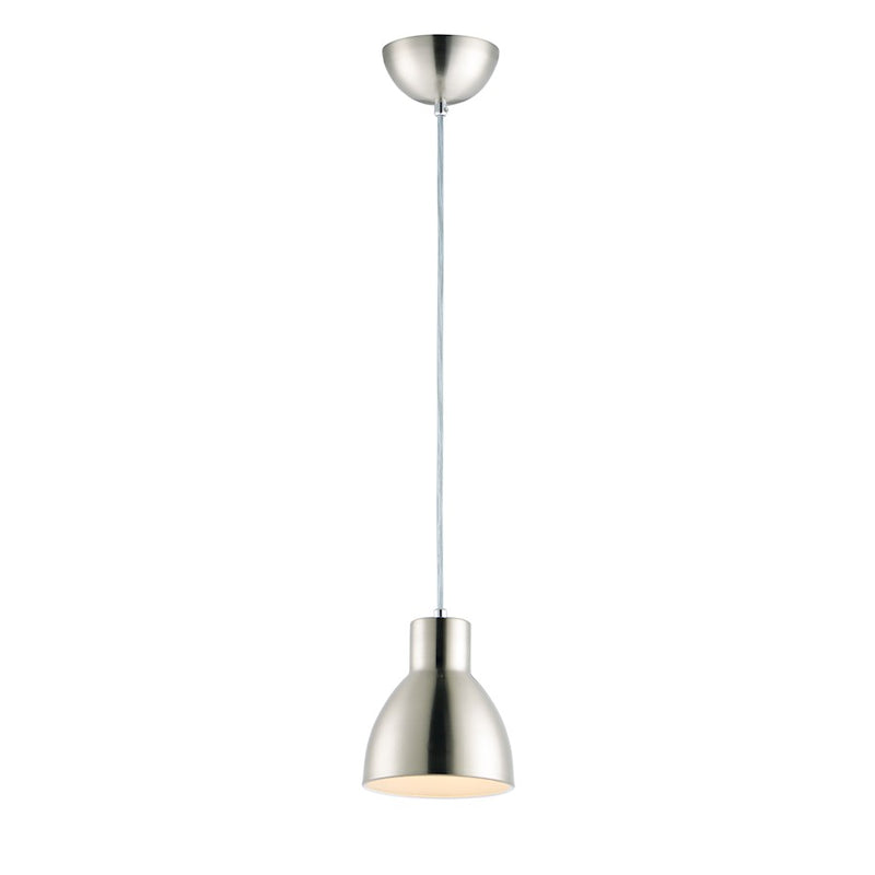 Maxim Lighting Cora 1-Light Pendant, 7', Satin Nickel
