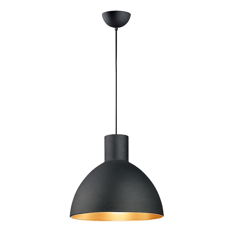 Maxim Lighting Cora 1-Light Pendant, 19.75' Black/Gold