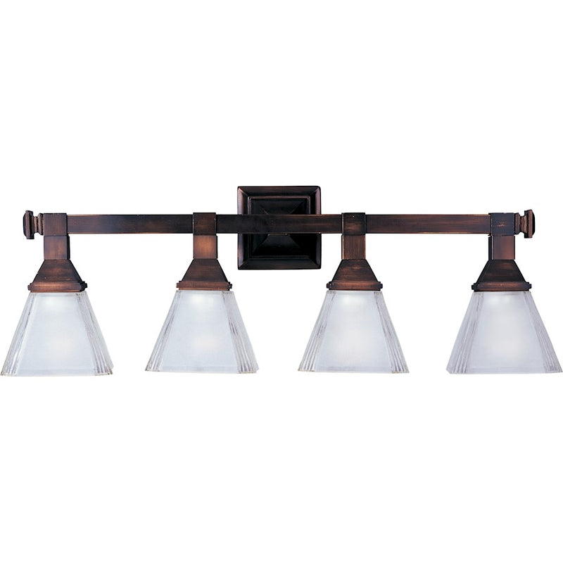 Maxim Brentwood 4-Light Bath Vanity Oil Rubbed Bronze